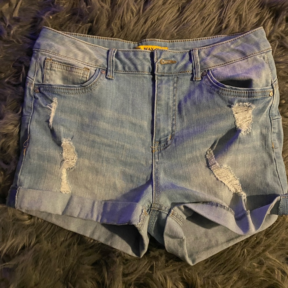 Blue jeans shorts